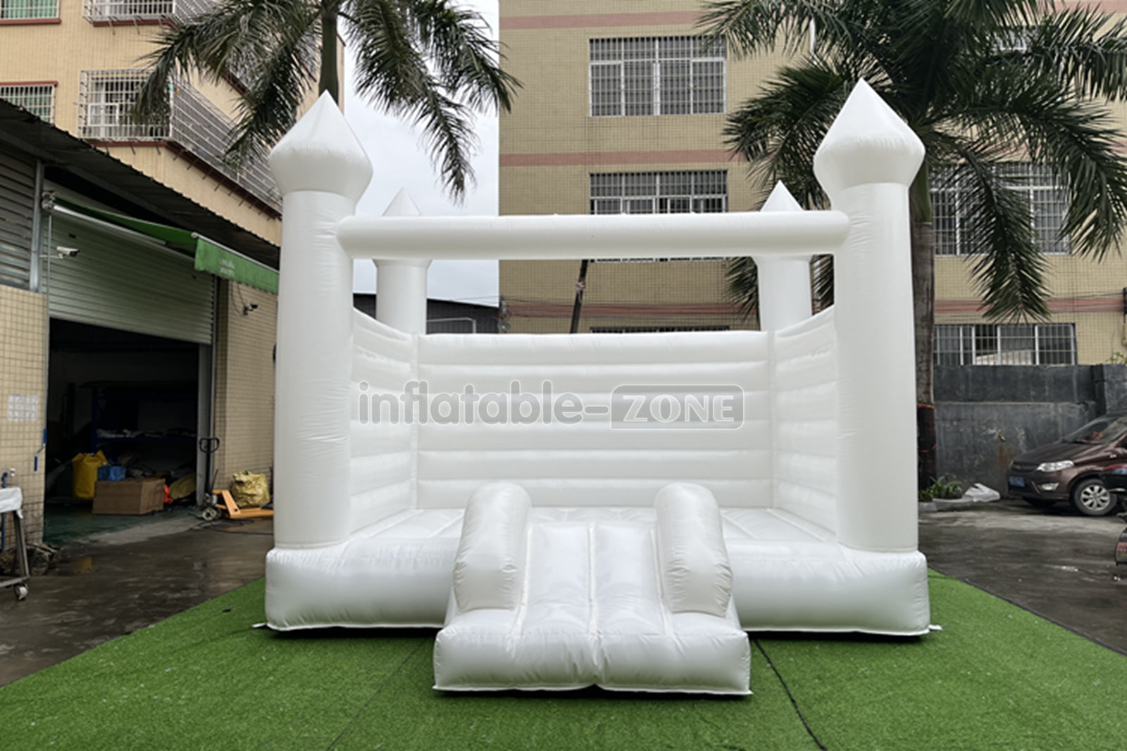 White Wedding Bounce House Bridal White Wedding Jumping Castle