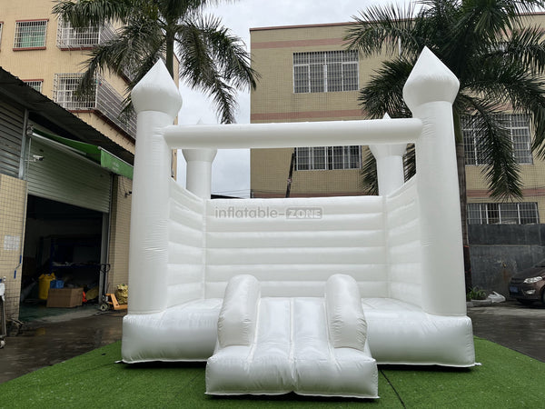 White Bounce House With Slide Mini White Bounce House White Bouncy Castle To All White Bounce House