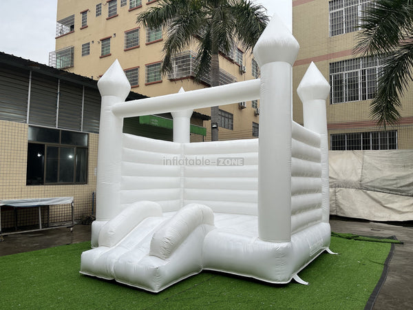 White Bounce House With Slide Mini White Bounce House White Bouncy Castle To All White Bounce House