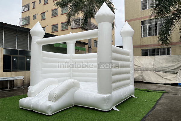 White Wedding Bounce House Bridal White Wedding Jumping Castle