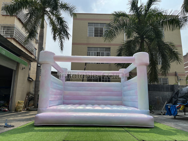 Beautiful Pastel Color Wedding Bounce House Party Jumping Castle