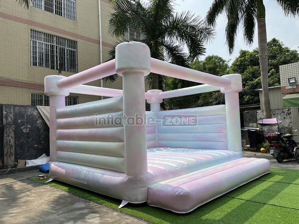 Beautiful Pastel Color Wedding Bounce House Party Jumping Castle