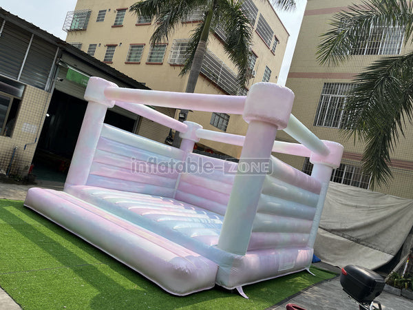 Beautiful Pastel Color Wedding Bounce House Party Jumping Castle