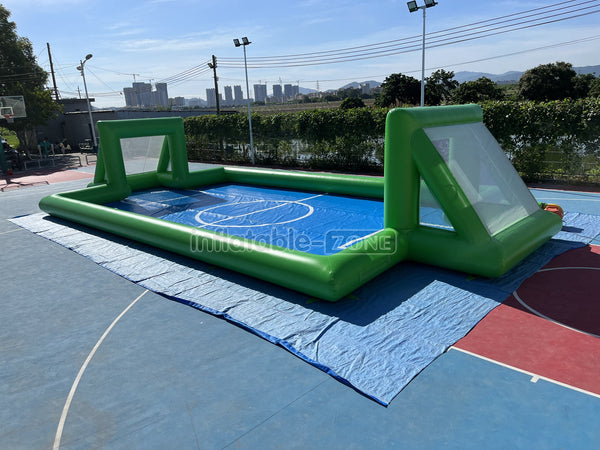 Inflatable Soap Soccer Field Blow Up Soccer Pitch Inflatable Soccer Arena
