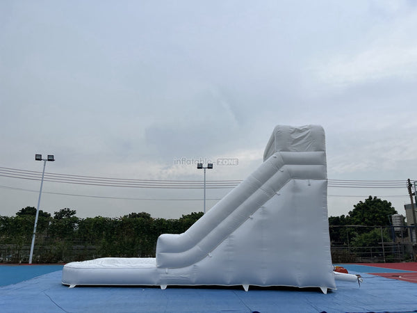 White Wild Inflatable Slide White Inflatable Water Slide White Water Bounce House Jumping