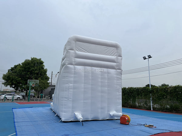 White Wild Inflatable Slide White Inflatable Water Slide White Water Bounce House Jumping