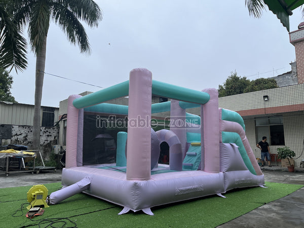 Inflatable Wedding Bounce Castle Beautiful Color Bouncy House