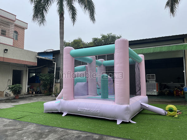 Inflatable Wedding Bounce Castle Beautiful Color Bouncy House