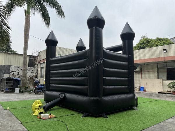 Black Bounce House Castle Jumper Moon Bounce House Coolest Jumping Castle