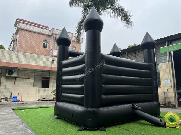 Black Bounce House Castle Jumper Moon Bounce House Coolest Jumping Castle