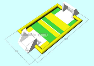 Huge Inflatable Football Pitch Court Airtight Inflatable Soccer Field Outdoor Sports Games