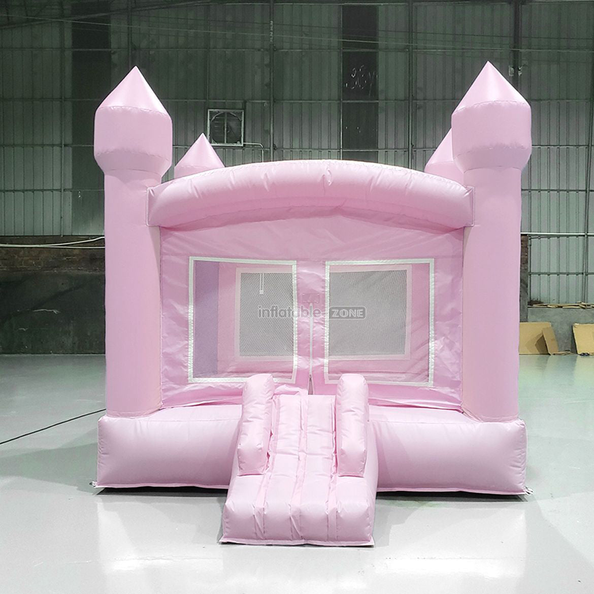 Funny Inflatable Bounce House White Bouncy Castle For Wedding