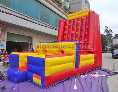 Inflatable PVC Inflatable Rock Climbing Wall
