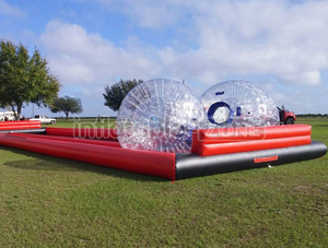 Giant Inflatable Zorb Ball Race Track, Inflatable Circuit Hamster Ball Track