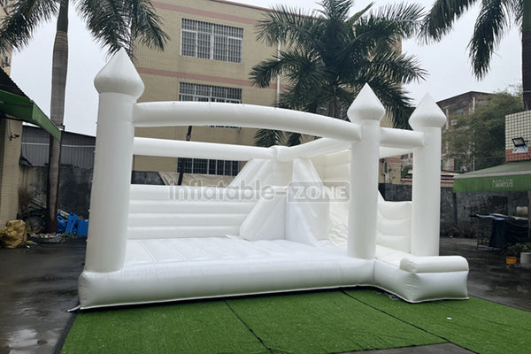 Inflatable Wedding Bounce Castle White Wedding Bounce House Wedding Moon Bounce