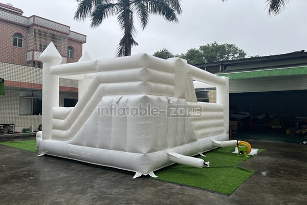 Inflatable Wedding Bounce Castle White Wedding Bounce House Wedding Moon Bounce