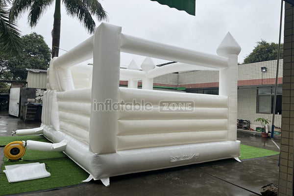 Inflatable Wedding Bounce Castle White Wedding Bounce House Wedding Moon Bounce