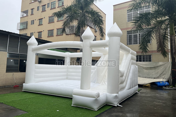 Inflatable Wedding Bounce Castle White Wedding Bounce House Wedding Moon Bounce