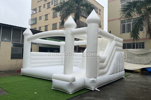 Inflatable Wedding Bounce Castle White Wedding Bounce House Wedding Moon Bounce