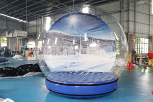 Inflatable Snow Globe Blow Up Christmas Bubble Dome Tent