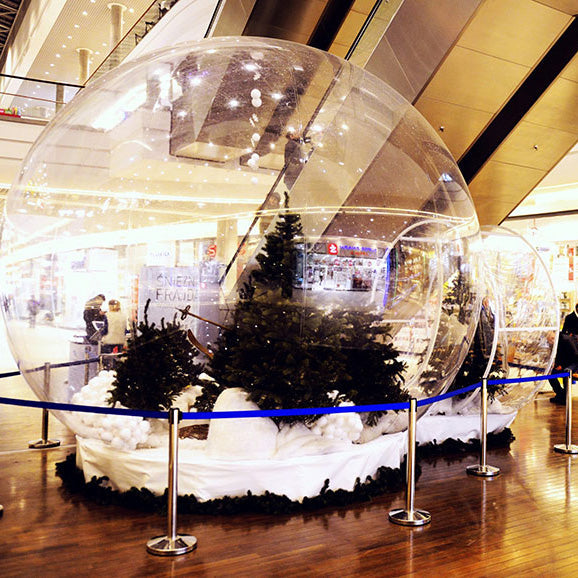 Inflatable Bubble Tent House Dome Outdoor Clear Show Room With 1 Tunnel For Commercial