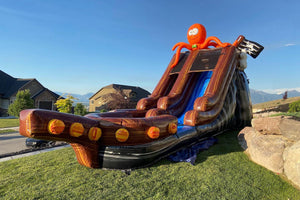 Giant Inflatable Water Slide Best Backyard Pirate Ship Bouncers Jumping Castle Swimming Pool