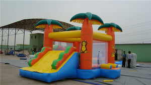 Backyard Water Slide Bounce House , Popular Inflatable Castle Bounce House