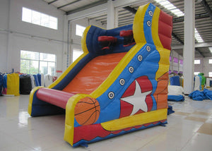 Inflatable Sports Games Small Inflatable sneaker basketball toss Basketball Shooting Game