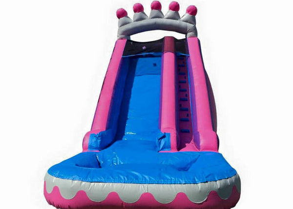 Commercial Grade 0.55mm Backyard Kids Inflatable Water Slide With Attached Pool