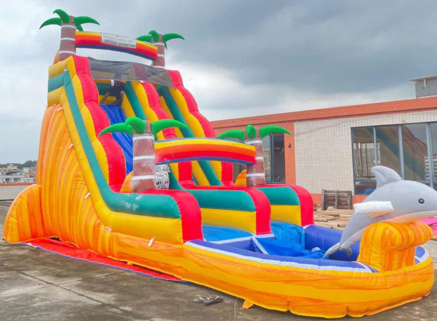 Waterslide Giant Inflatable Water Slide For Adults Affordable River Race Wet Dry Splash Stores