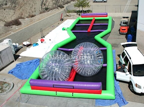 Inflatable Zorb Track For Outdoor Sports Game